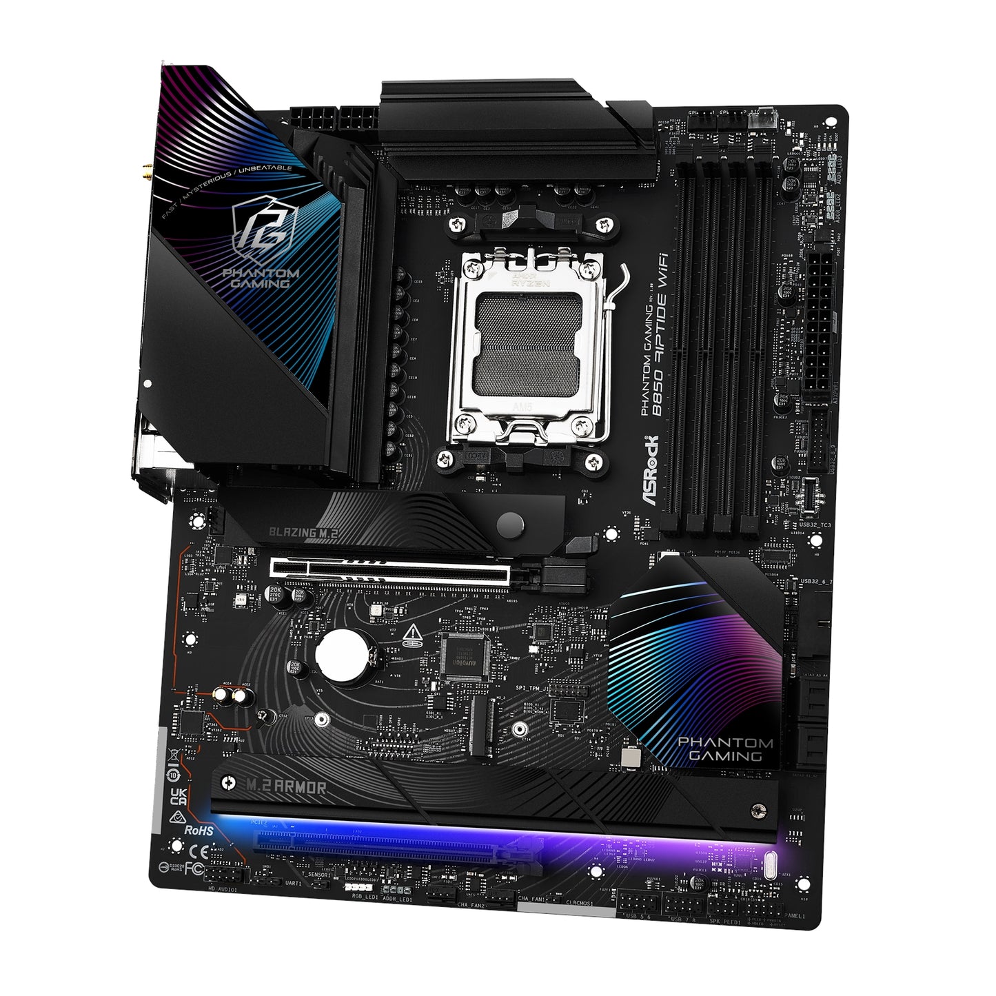ASRock B850 Riptide WiFi PHANTOM GAMING AMD AM5 Socket Motherboard