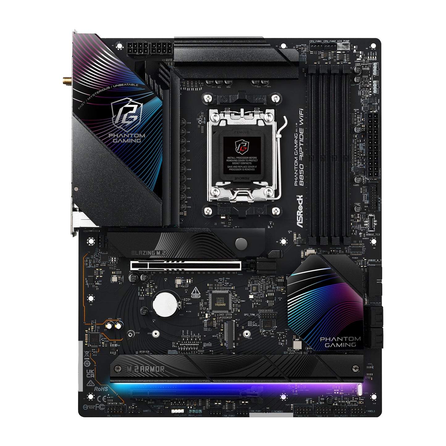 ASRock B850 Riptide WiFi PHANTOM GAMING AMD AM5 Socket Motherboard