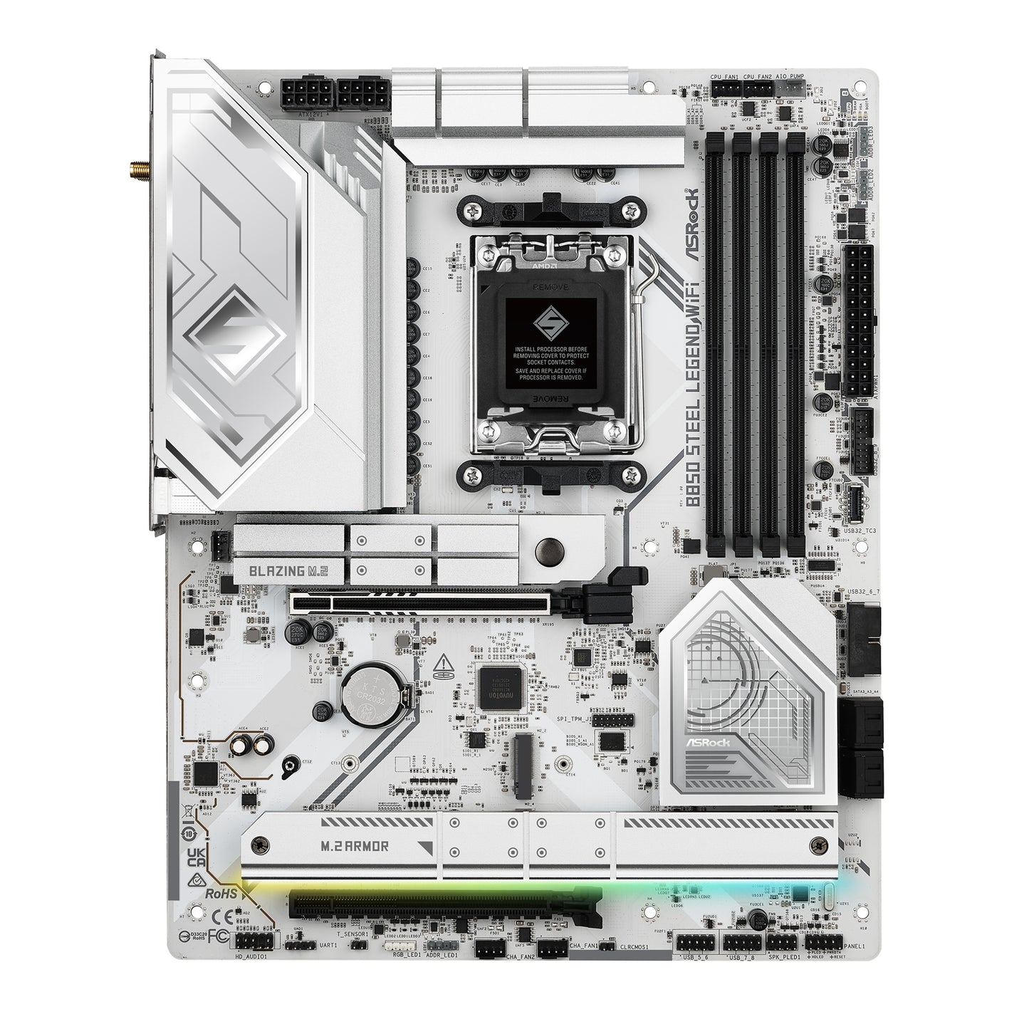 ASRock B850 Steel Legend WiFi AMD AM5 Socket Motherboard ATX
