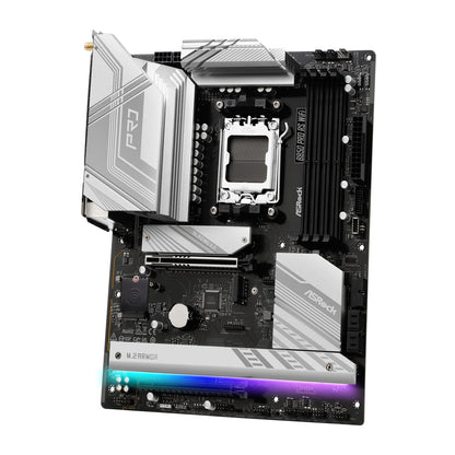 ASRock B850 Pro RS AMD AM5 Socket Motherboard, ATX 4x DDR5 Slots, 4x M.2 Sockets