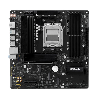 ASRock B850 Pro-A Motherboard, AMD Socket AM5, ATX, DDR5, M.2, LAN, HDMI, USB-C