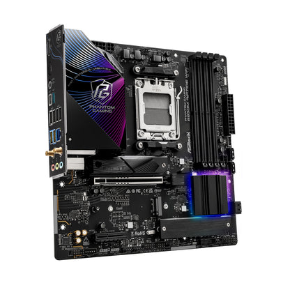ASRock B850M Riptide WiFi AMD AM5 Socket Motherboard, mATX 4x DDR5 Slots 3x M.2