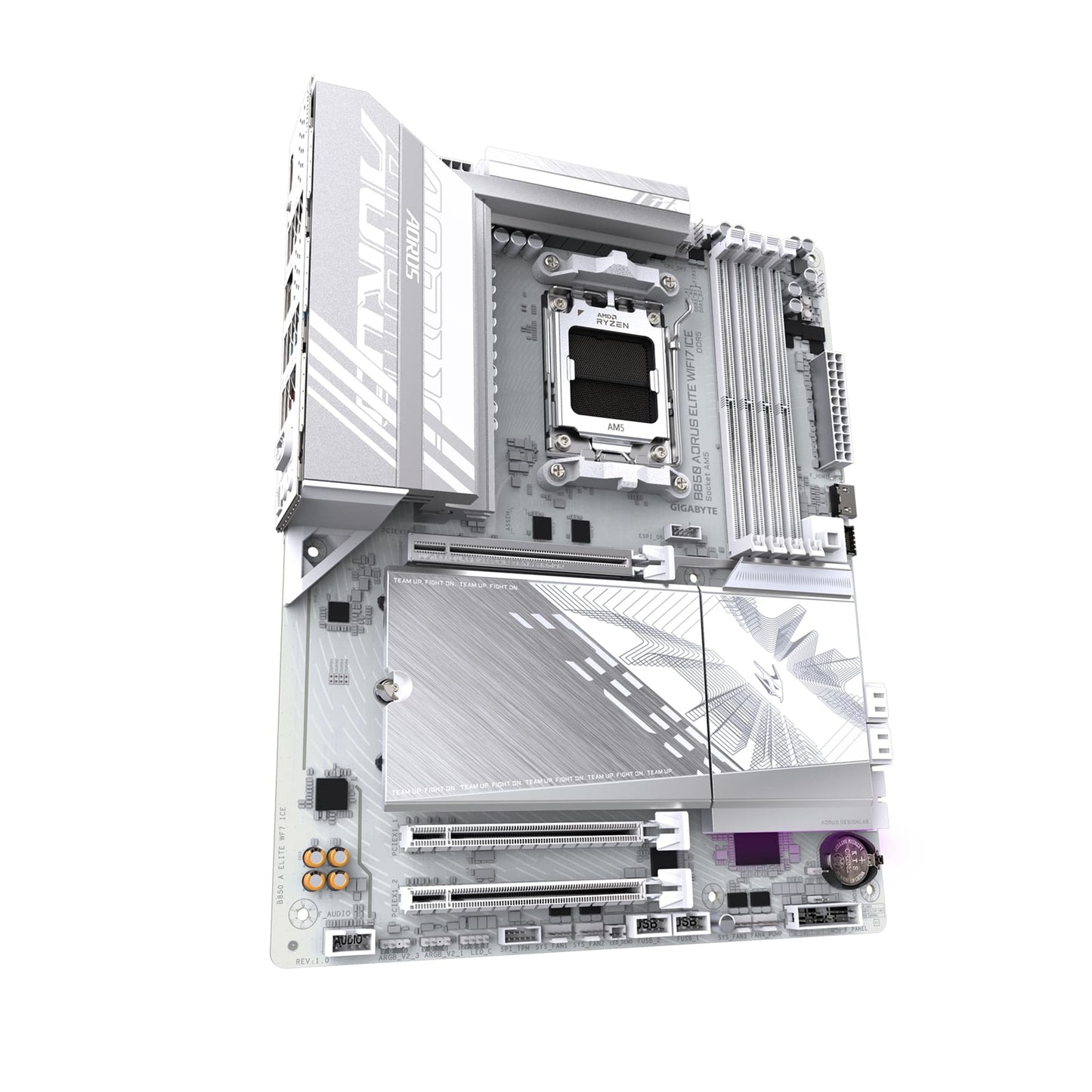 Gigabyte B850 AORUS ELITE WIFI7 ICE Motherboard, AMD Socket AM5, ATX, DDR5, WiFi