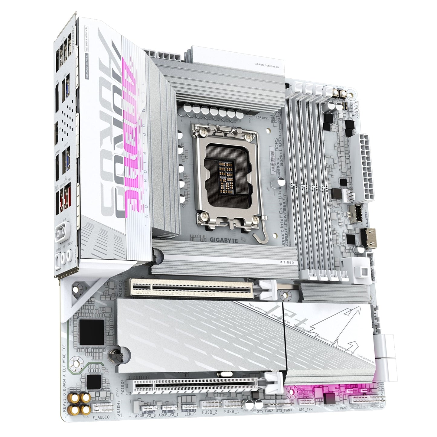 Gigabyte B860M AORUS ELITE WIFI6E ICE Intel 1851 Socket Motherboard
