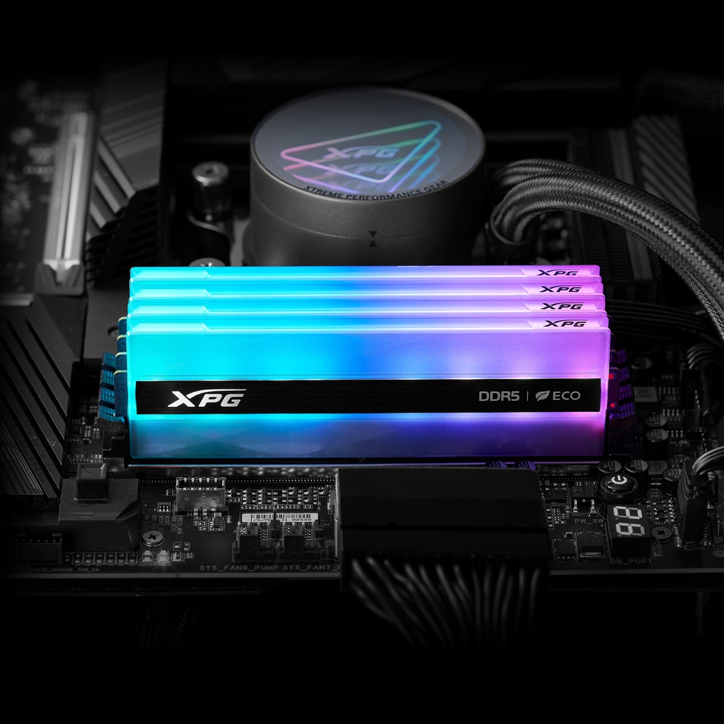 Adata LANCER NEON AX5U6400C3216G-CLANRSG DDR5 6400MHz 16GB RGB System Memory