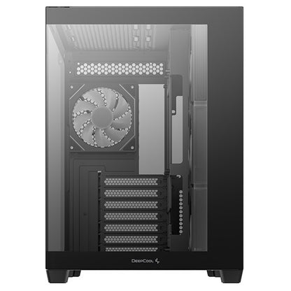 DeepCool CG530 4F Mid-Tower Case with Tempered Glass Panels, 4x ARGB Fans, Black
