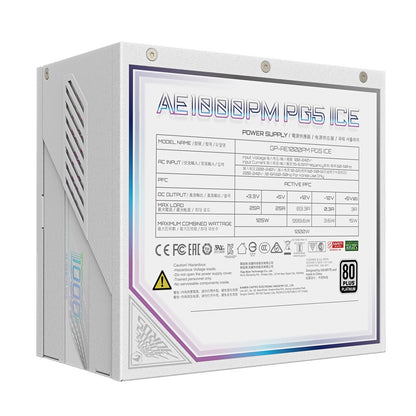 GIGABYTE AORUS ELITE P1000W 80+ Platinum Fully Modular PCIe 5.0 ICE Power Supply