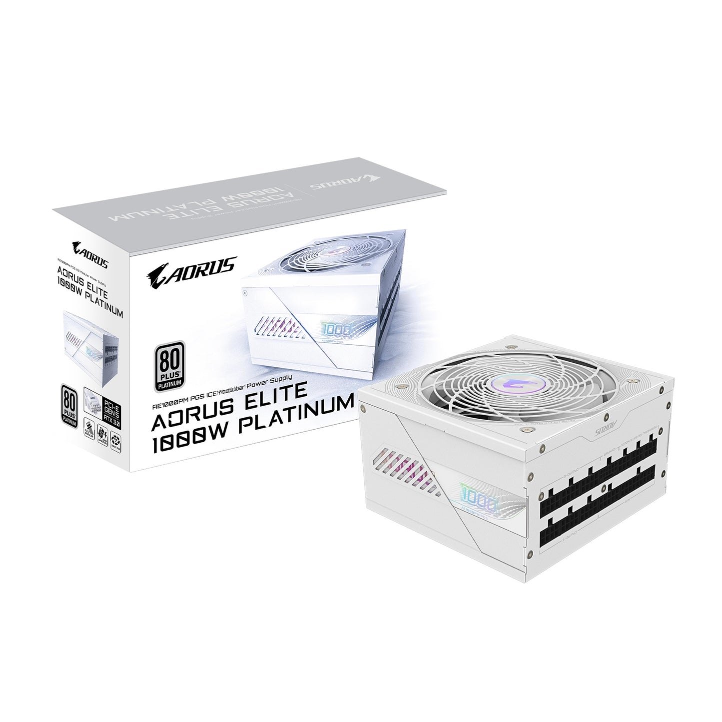 GIGABYTE AORUS ELITE P1000W 80+ Platinum Fully Modular PCIe 5.0 ICE Power Supply