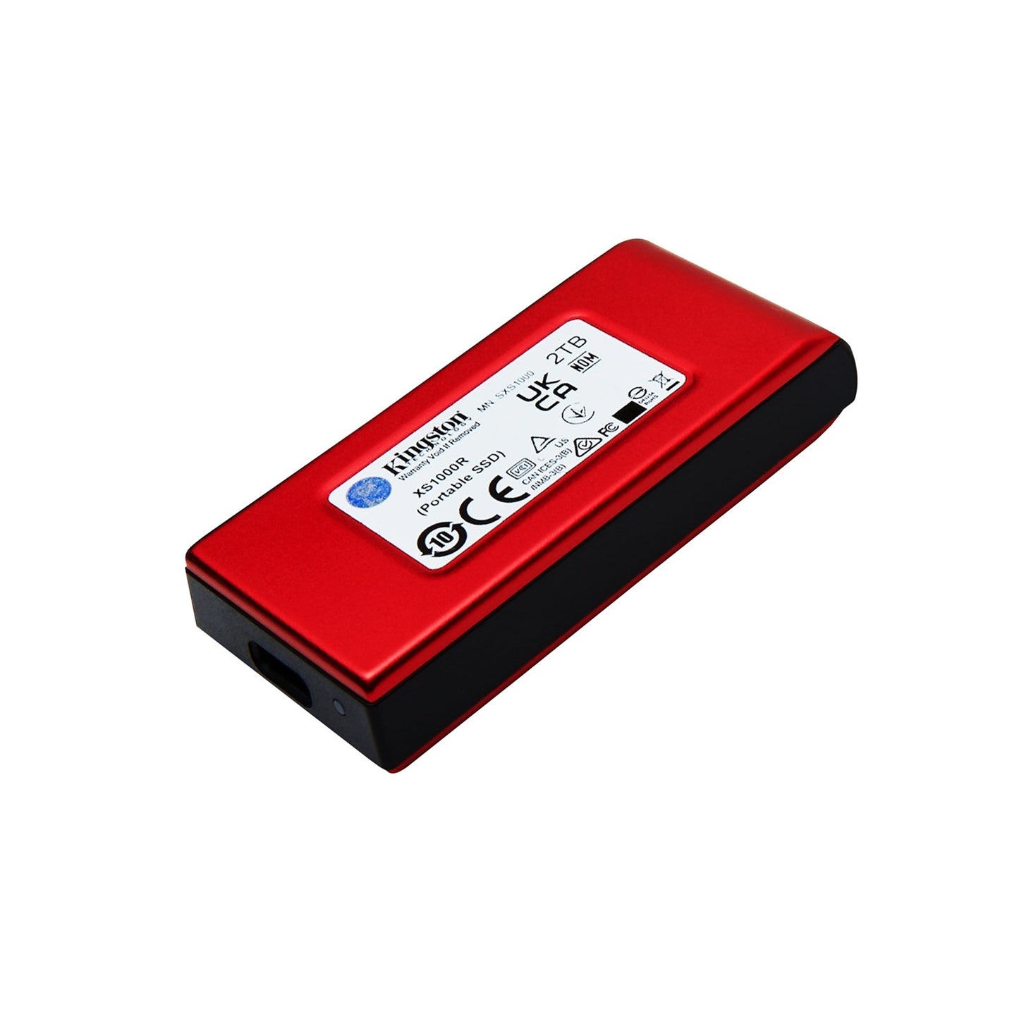 Kingston XS1000 Red (SXS1000R/2000G) 2TB Portable External SSD, 1GB/s R/W