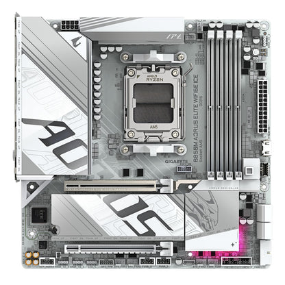 Gigabyte B850M AORUS ELITE WIFI6E ICE AMD AM5 Socket Motherboard