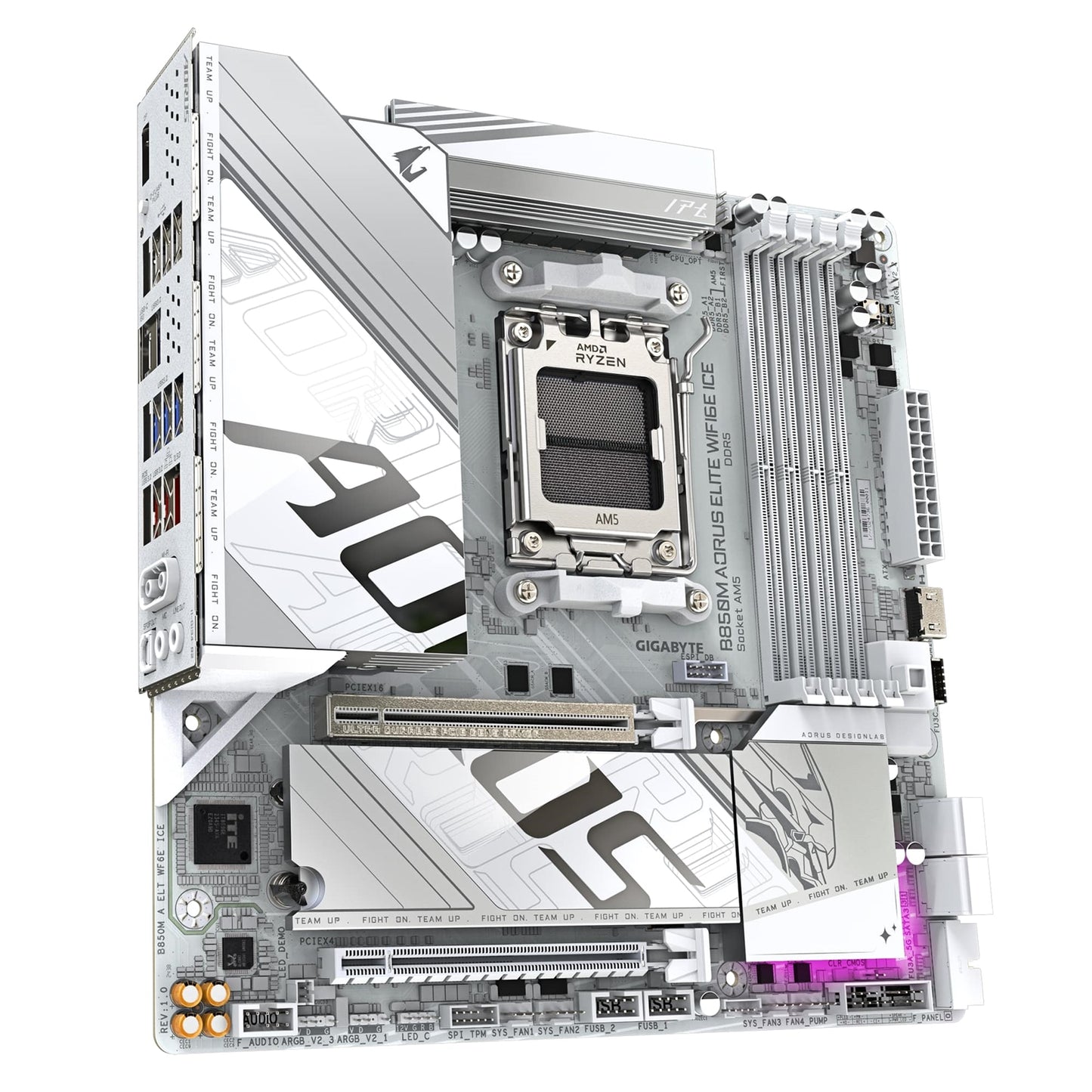 Gigabyte B850M AORUS ELITE WIFI6E ICE AMD AM5 Socket Motherboard