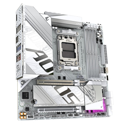 Gigabyte B850M AORUS ELITE WIFI6E ICE AMD AM5 Socket Motherboard