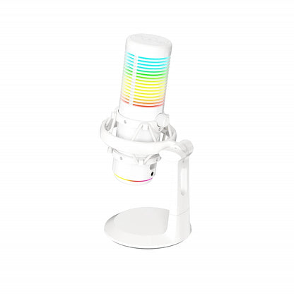 Marvo Scorpion Blast 60 USB RGB Noise Cancelling Wired Gaming Microphone White