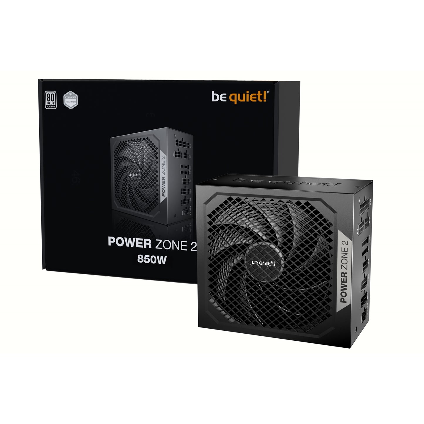 be quiet! Power Zone 2 850W PSU - 80 PLUS Platinum, Pure Wings 3 Fan