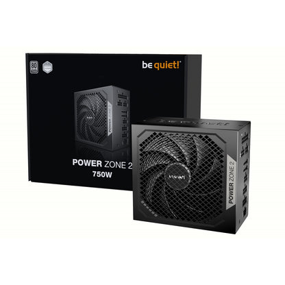 be quiet! Power Zone 2 750W PSU, 80+ Platinum, Semi-Passive Cooling, PW 3 Fan