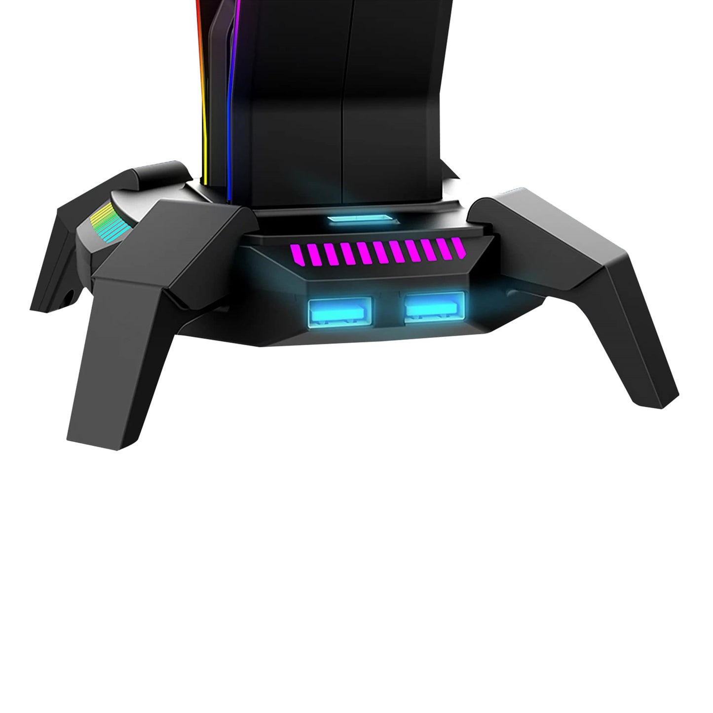 Marvo Scorpion Kobe 30 Gaming Headset Stand and Hub, USB, RGB, Black, HZ-10