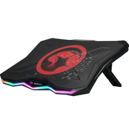 Marvo Scorpion FN-40 Atlas 40 USB Powered RGB Laptop Cooling Stand (Black)