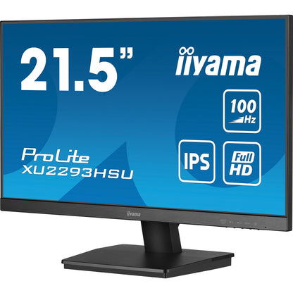 iiyama PROLITE 22 Inch IPS 100Hz FHD Monitor Black, 1ms, Freesync, Speakers, ACR