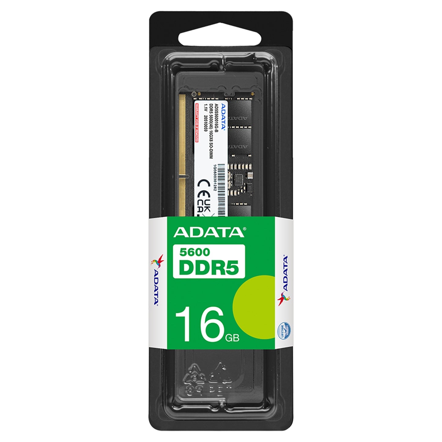 ADATA Premier AD5S560016G-S 16GB SODIMM System Memory, 5600MHz, DDR5, CL46