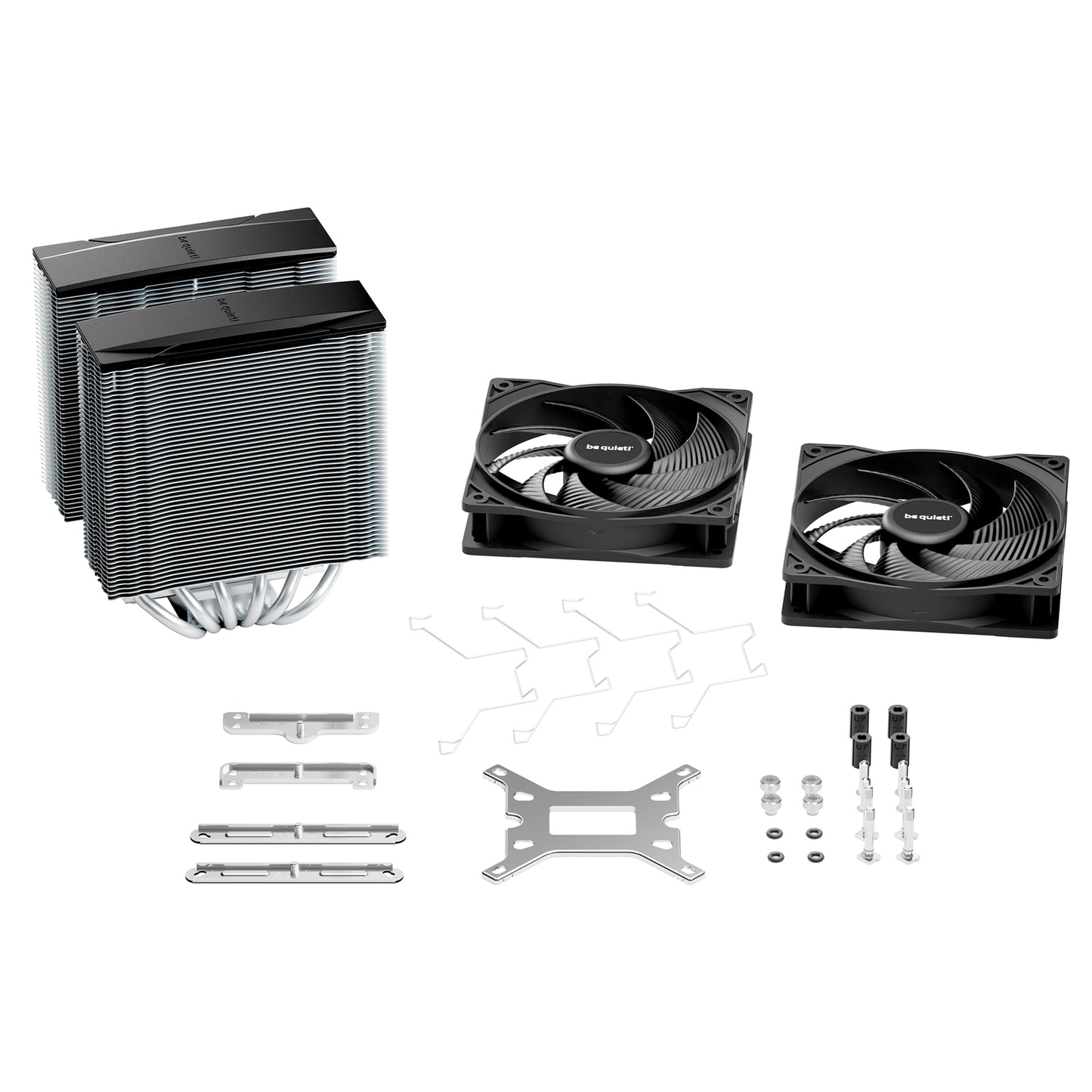 be quiet! Pure Rock Pro 3 CPU Cooler, Universal Socket, 2 x Pure Wings Fans