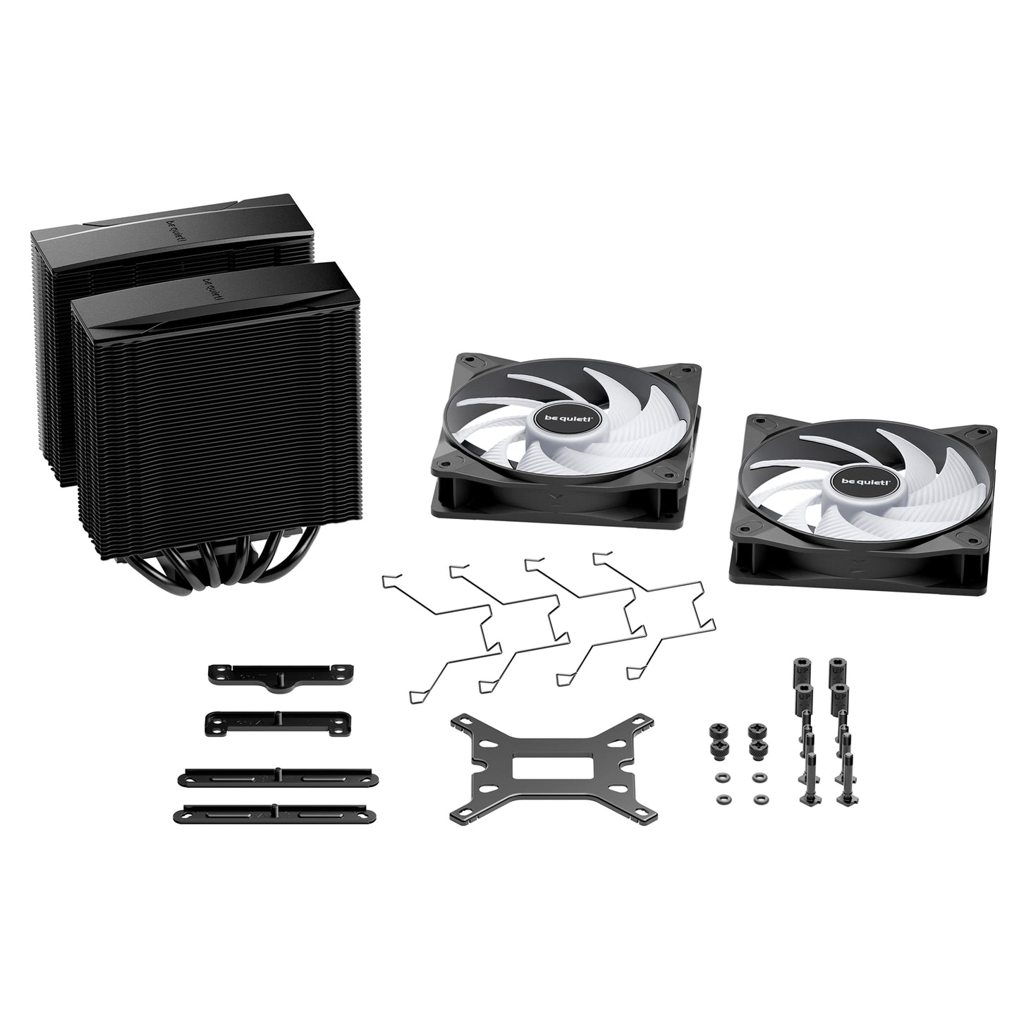 be quiet! Pure Rock Pro 3 LX CPU Cooler, Universal Socket, 2 x Light Wings Fans