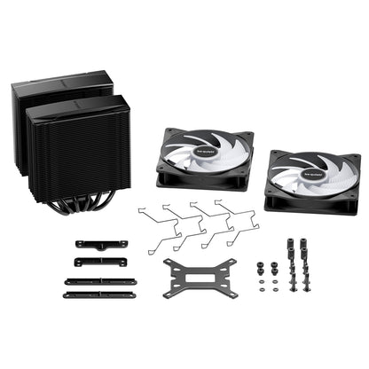 be quiet! Pure Rock Pro 3 LX CPU Cooler, Universal Socket, 2 x Light Wings Fans