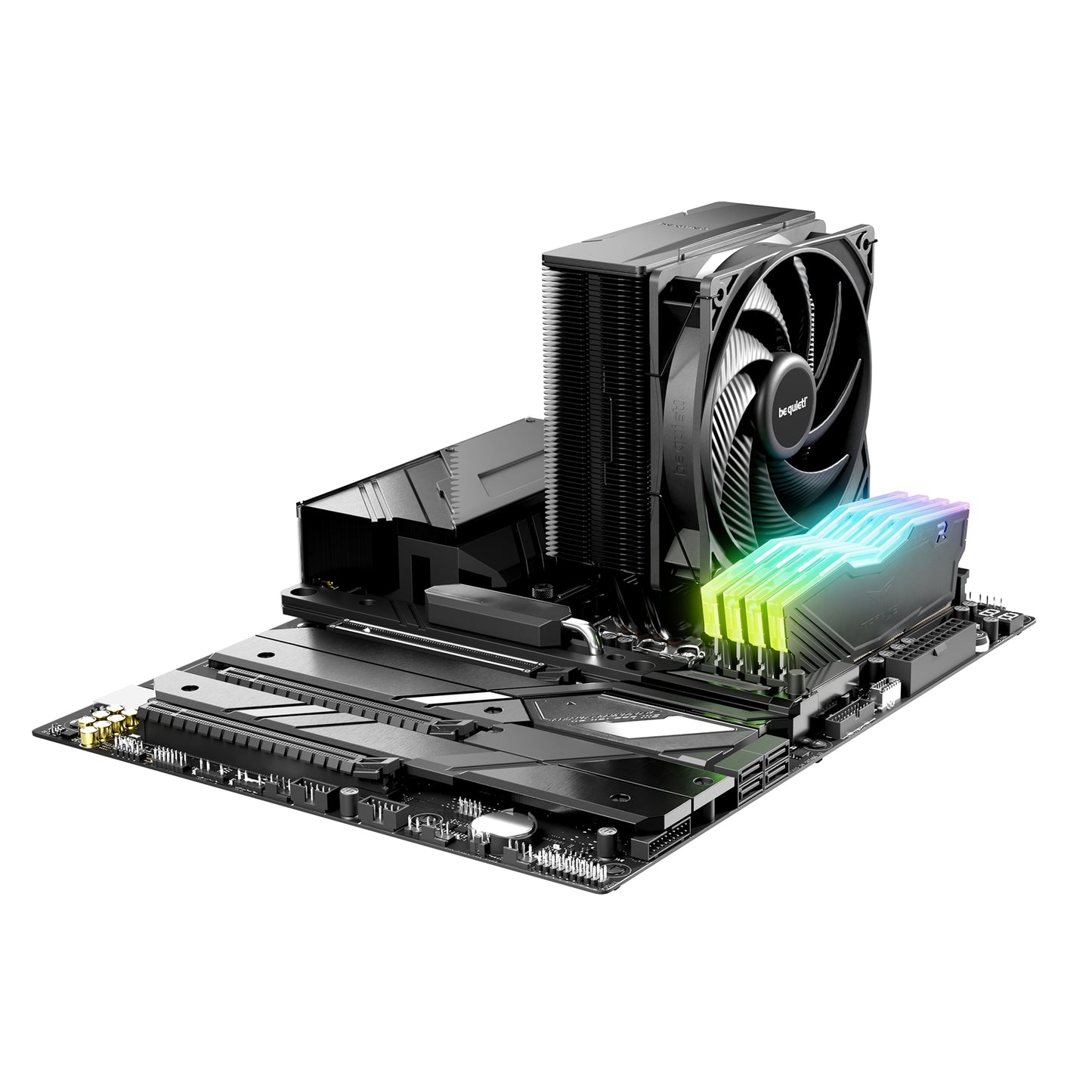 be quiet! Pure Rock 3 CPU Cooler, Universal Socket, Pure Wings 3 PWM Fan 2000RPM