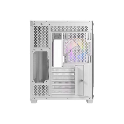 ANTEC CX800 Mid Tower Gaming Case, White, 270 View Glass, ARGB Reverse Fans
