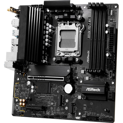 ASRock B850M Pro-A WiFi AMD AM5 Socket Motherboard, M-ATX DDR5 M2 USB-C LAN HDMI