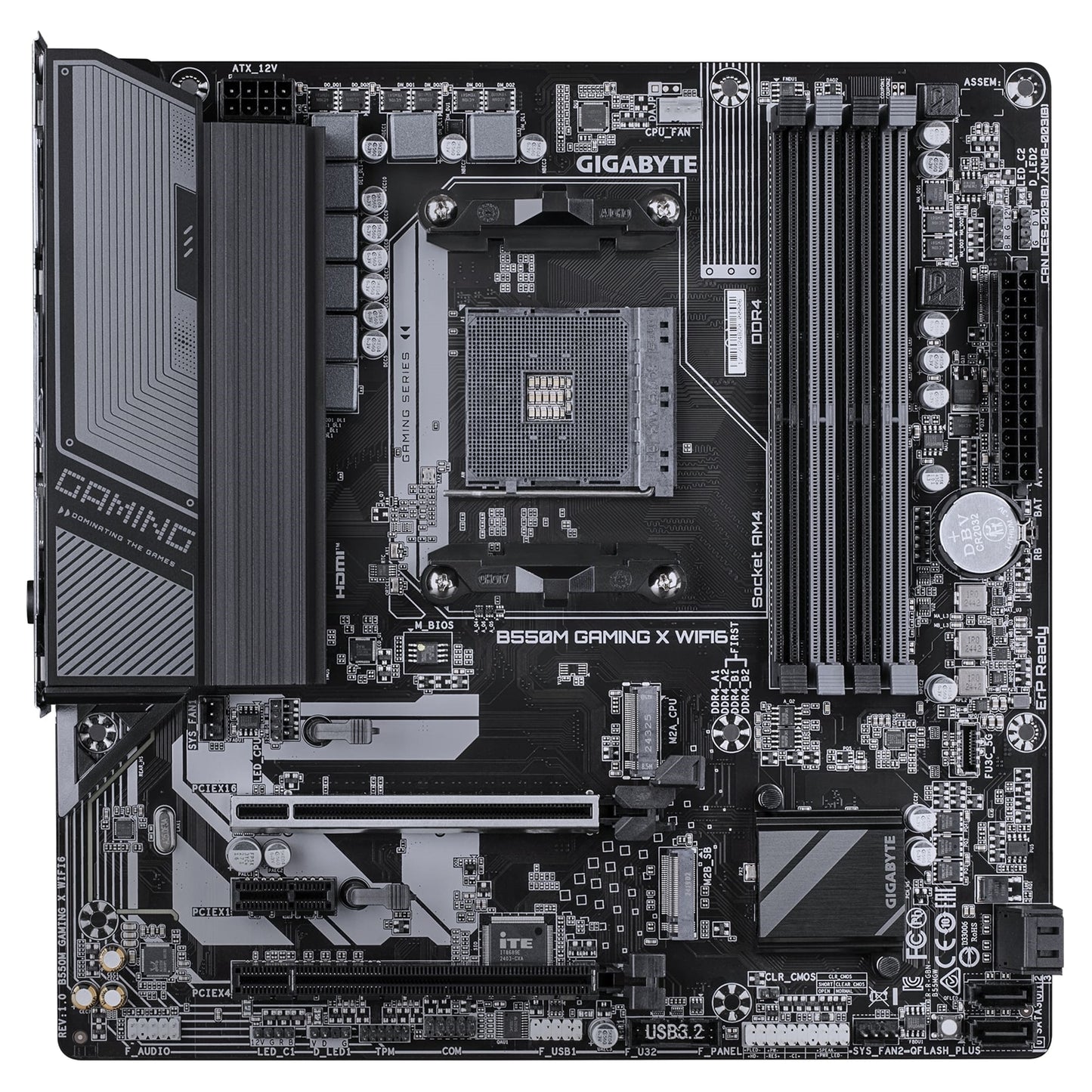 Gigabyte B550M GAMING X WIFI6 AMD AM4 Socket Motherboard ATX DDR4 M2 USBC LAN DP
