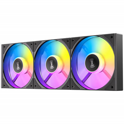 Antec Connect 120 ARGB 3-Pack 120mm PWM Fans, Daisy Chain Design & Vibration Pad