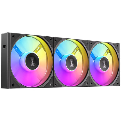 Antec Connect 120 ARGB 3-Pack 120mm PWM Fans, Daisy Chain Design & Vibration Pad