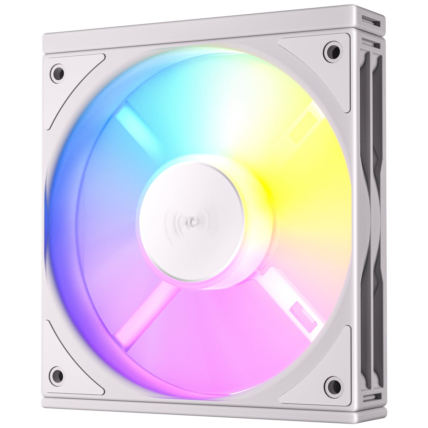 Antec Connect 120 White ARGB 3-Pack 120mm PWM Fans Daisy Chain Vibration Pads