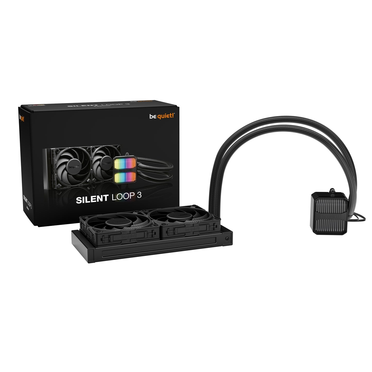 be quiet! Silent Loop 3 240mm All-in-One Liquid CPU Cooler, ARGB, Silent Wings