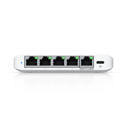 Ubiquiti USW-FLEX-2.5G-5 UniFi Flex 2.5G Ultra Compact 5 Port Managed Switch
