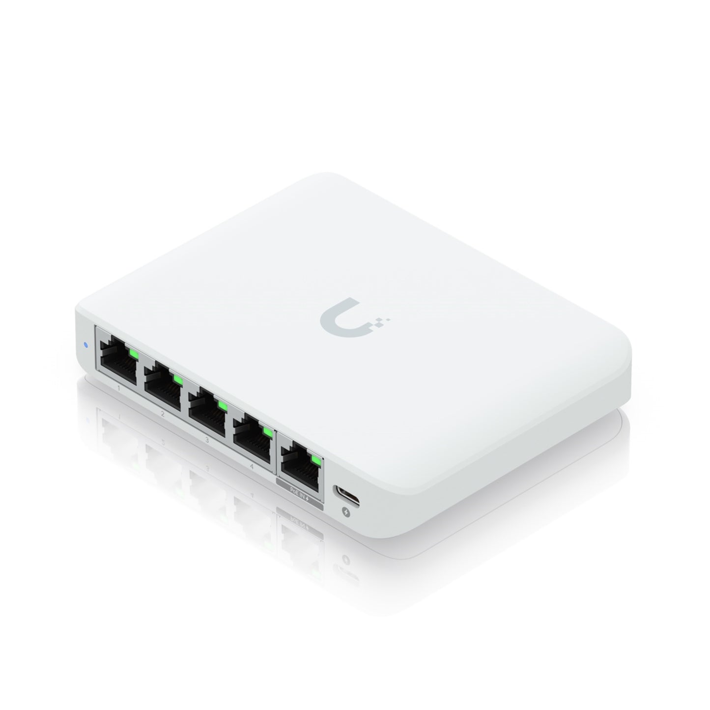 Ubiquiti USW-FLEX-2.5G-5 UniFi Flex 2.5G Ultra Compact 5 Port Managed Switch