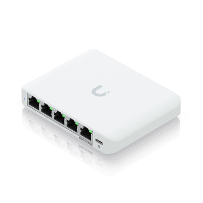 Ubiquiti USW-FLEX-2.5G-5 UniFi Flex 2.5G Ultra Compact 5 Port Managed Switch