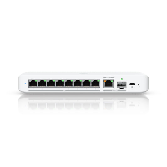 Ubiquiti USW-FLEX-2.5G-8 UniFi Flex 2.5G Ultra Compact 8 Port POE Managed Switch