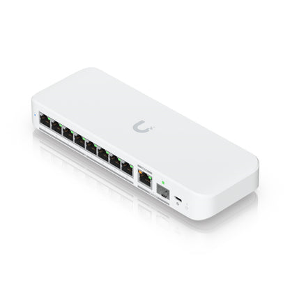 Ubiquiti USW-FLEX-2.5G-8 UniFi Flex 2.5G Ultra Compact 8 Port POE Managed Switch