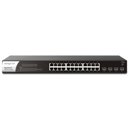 DrayTek VSP1281X-K VigorSwitch P1281x 24 Port Gigabit POE Smart Managed Switch