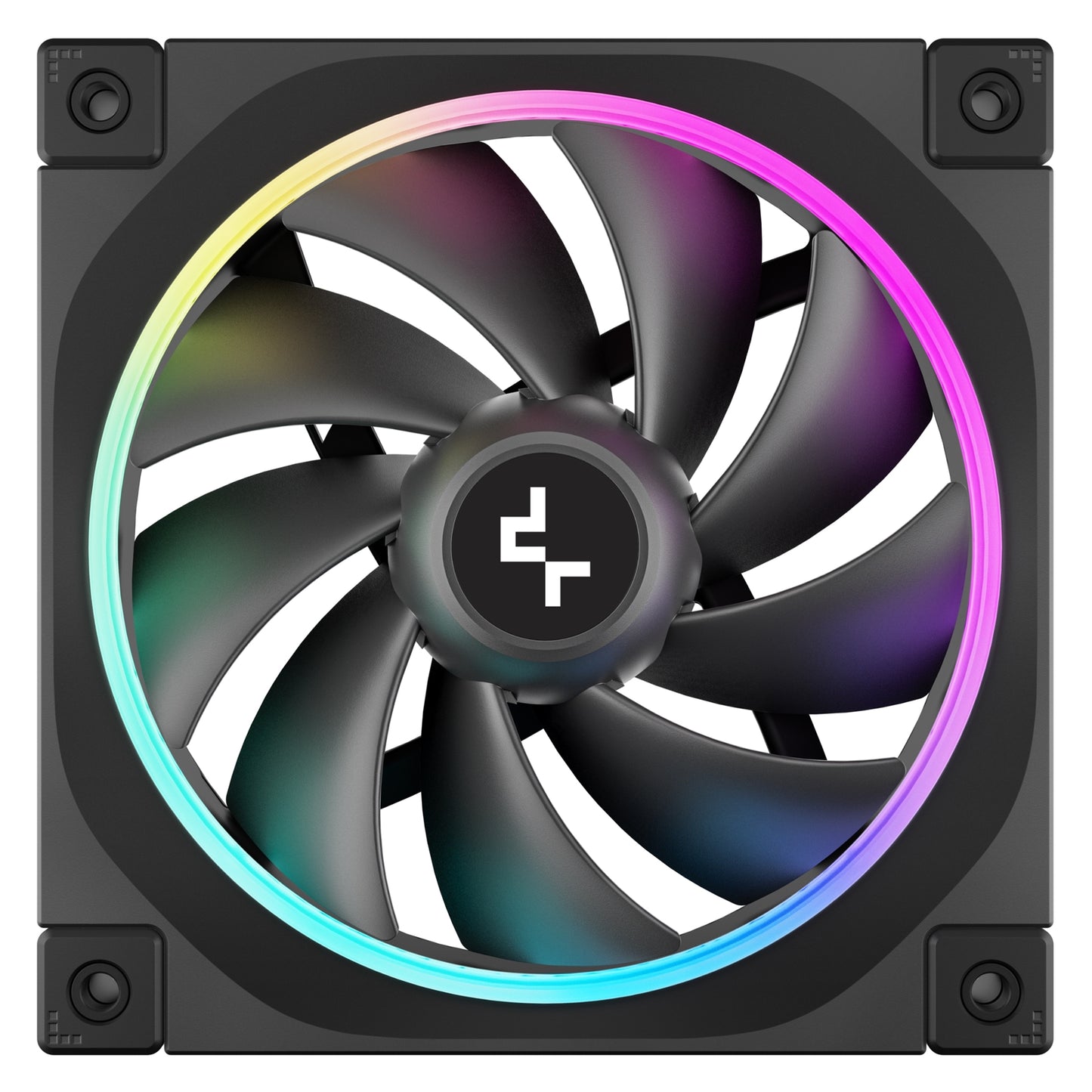 DeepCool FL12 120mm PWM 3 Pack Fan Low Noise Fluid Dynamic Bearing 36 ARGB LEDs