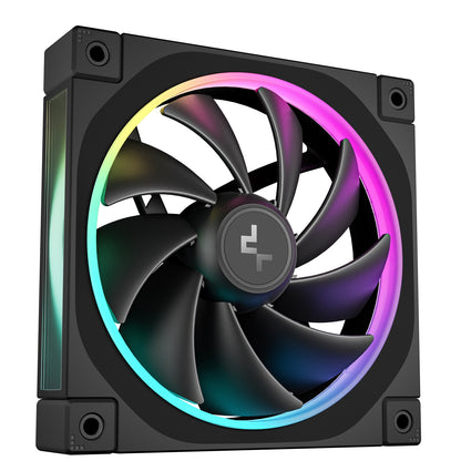 DeepCool FL12 120mm PWM 3 Pack Fan Low Noise Fluid Dynamic Bearing 36 ARGB LEDs