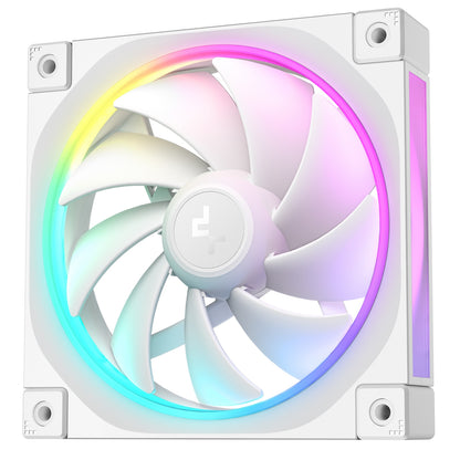 DeepCool FL12 120mm PWM 3 Pack White Fan High Performance Low Noise 36 ARGB LEDs