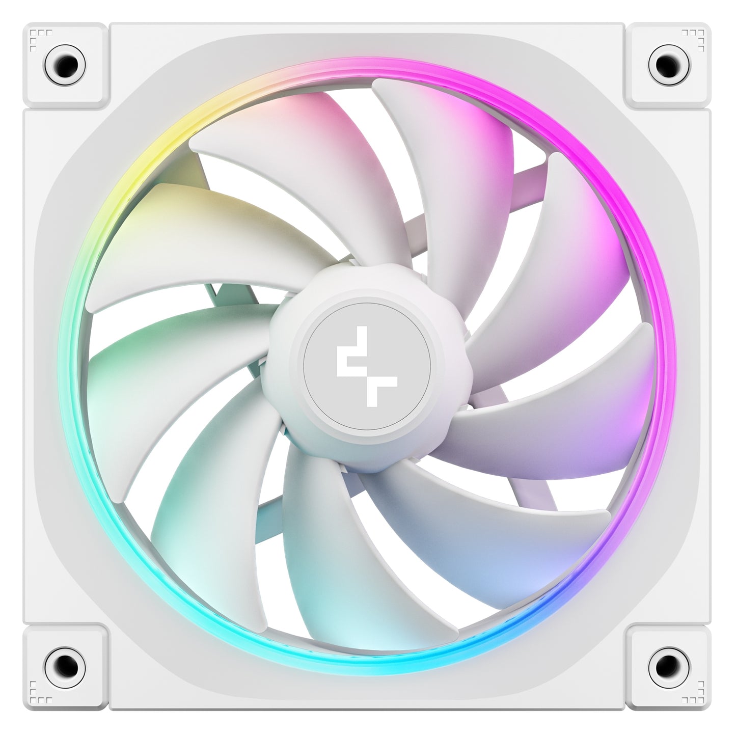 DeepCool FL12 120mm PWM 3 Pack White Fan High Performance Low Noise 36 ARGB LEDs