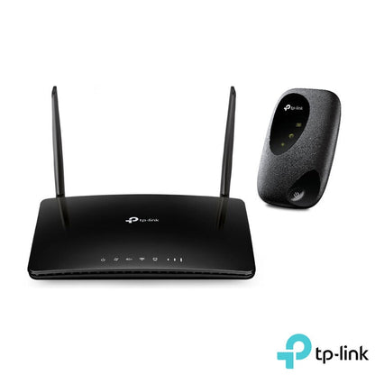 TP-Link Archer MR600 4G+ Router AC1200 & M7000 4G LTE Mobile Router Bundle