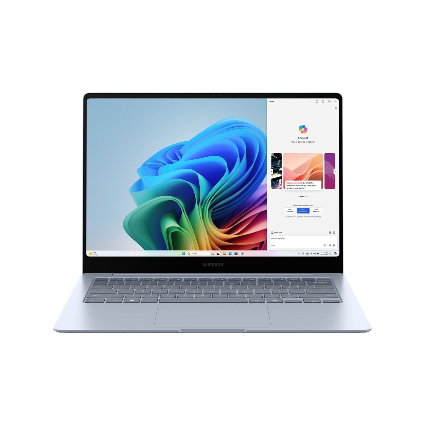 Samsung Galaxy Book 4 Edge, 14 Inch AMOLED 2X Touchscreen Copilot+ PC AI Laptop