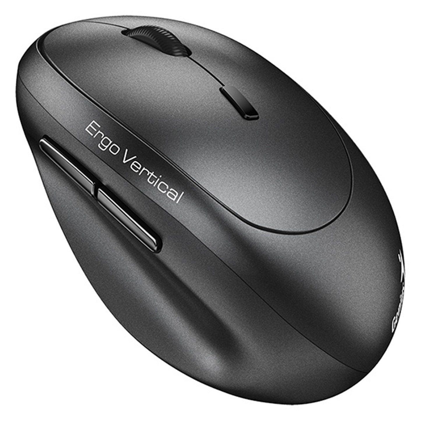 Genius Ergo 8350S Wireless Ergonomic Vertical Mouse, Up to 2400 DPI, Dark Grey