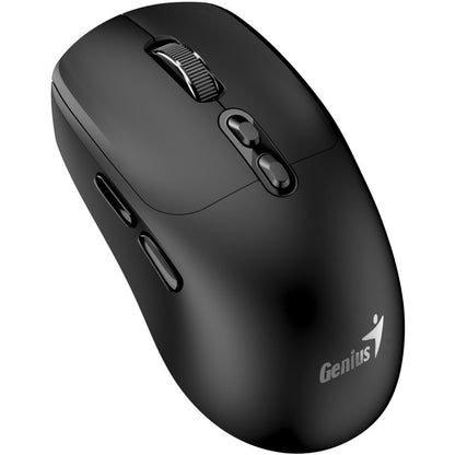 Genius AI Copilot Wireless Bluetooth Silent Mouse, Adjustable 16000 DPI, Black