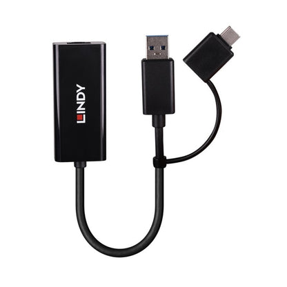 Lindy USB 3.2 Gen 1 Gigabit Ethernet Converter, Bus-Powered