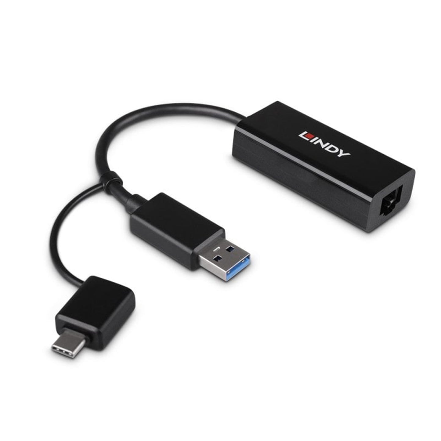 Lindy USB 3.2 Gen 1 Gigabit Ethernet Converter, Bus-Powered